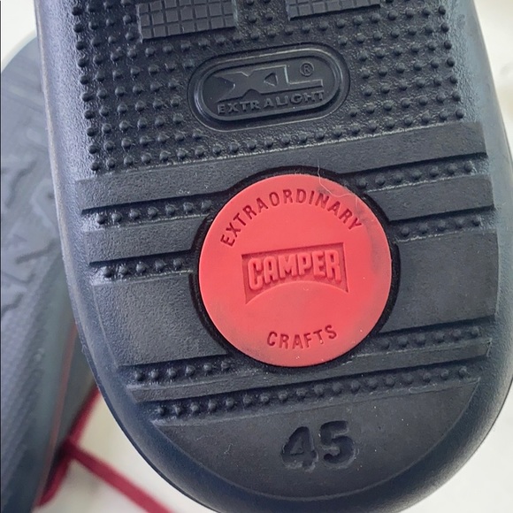 Sold Camper Beetle 18648 Mens Black Red Leather - Picture 11 of 14